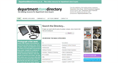 Desktop Screenshot of departmentstoredirectory.co.uk